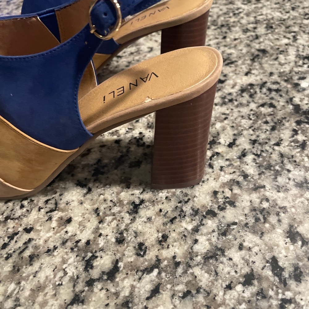 Camelids Suede Multicolor Block Heel Open Toe - image 5